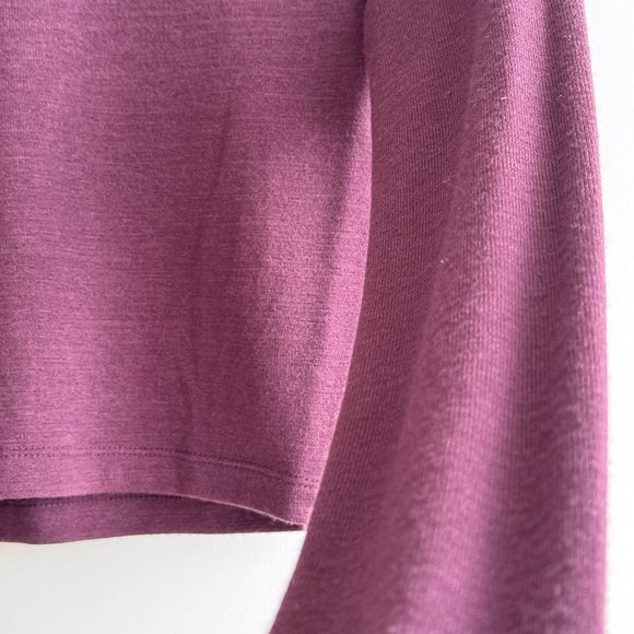 Wilfred Free Maroon cropped long sleeve - Picture 4 of 4